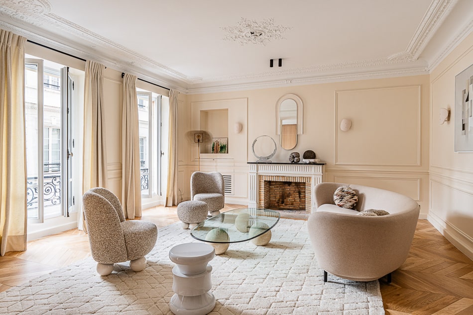 Peonia Ottoman by Le Berre Vevaud