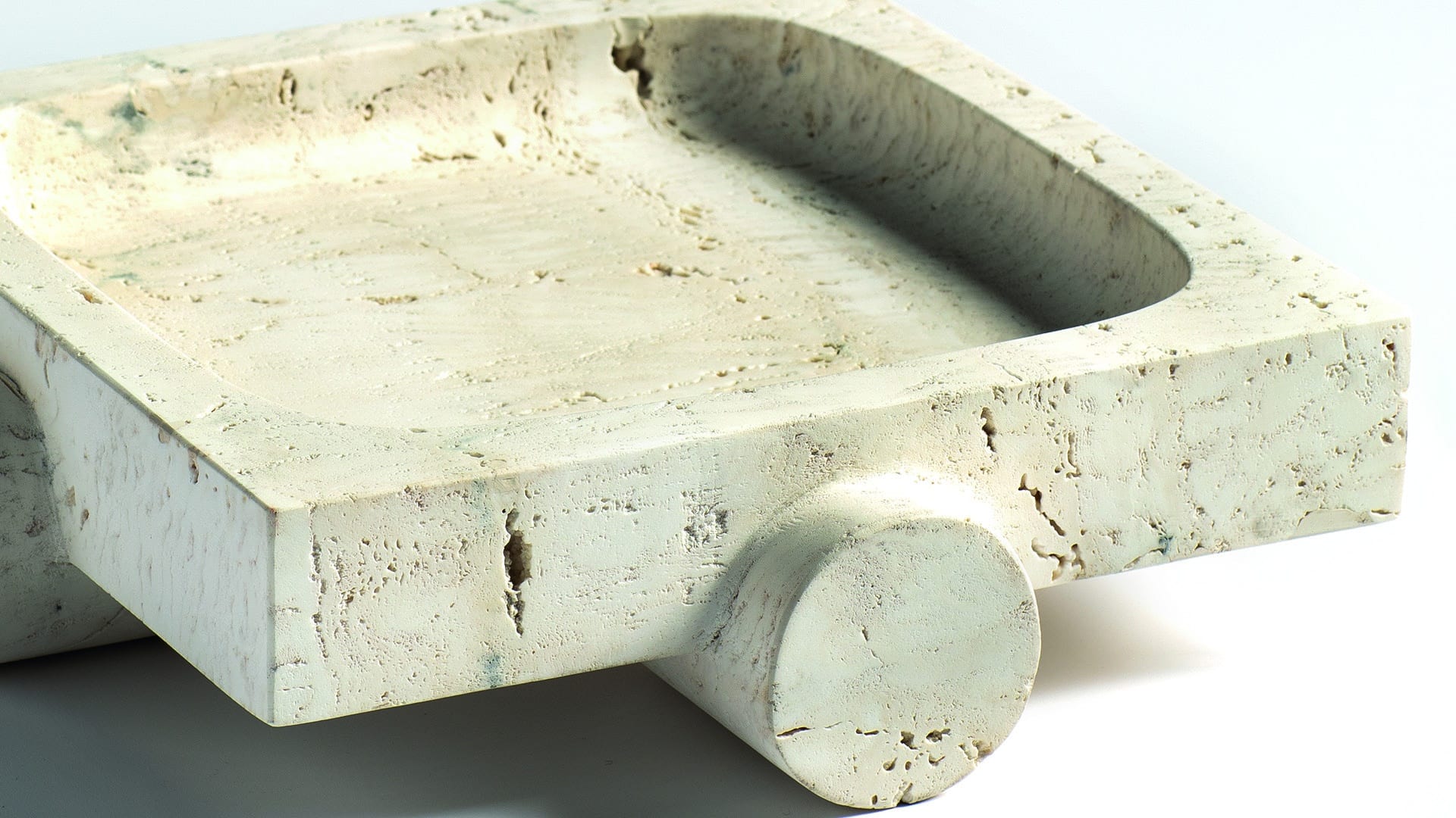 Tortuga Storage Pockets by Le Berre Vevaud, travertine