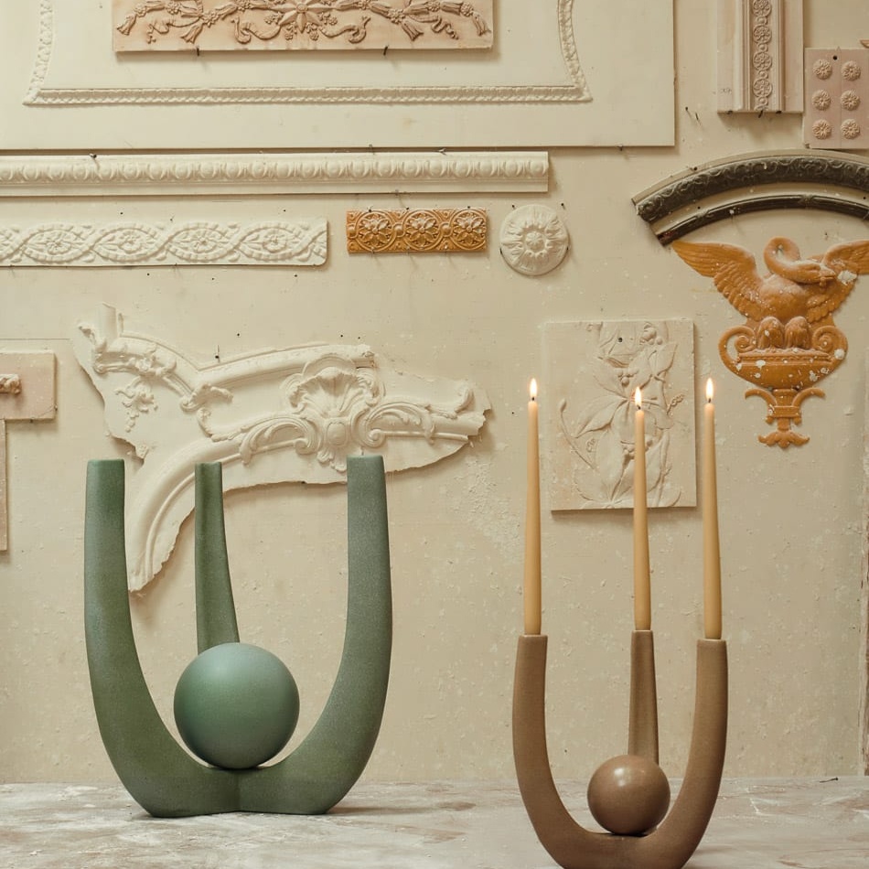 Artex Candelabrum by Le Berre Vevaud