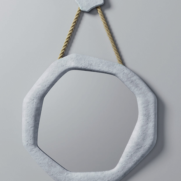 Lago Mirror by Le Berre Vevaud, hanging