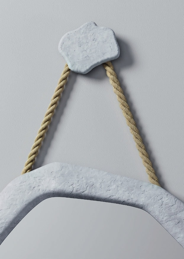 Lago Mirror by Le Berre Vevaud, hanging