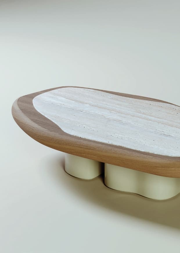 Bosco Coffee Table by Le Berre Vevaud